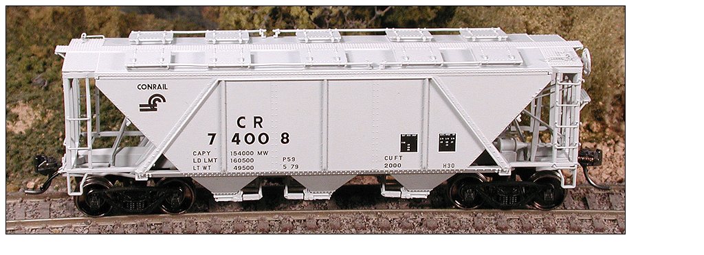 Bowser 40984 HO Penn Central PRR Class H30 Covered Hopper #875162