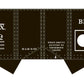 Bowser 41124 HO Berwind Coal Coal NR&P CC Co. GLa 2-Bay Open Hopper #1097