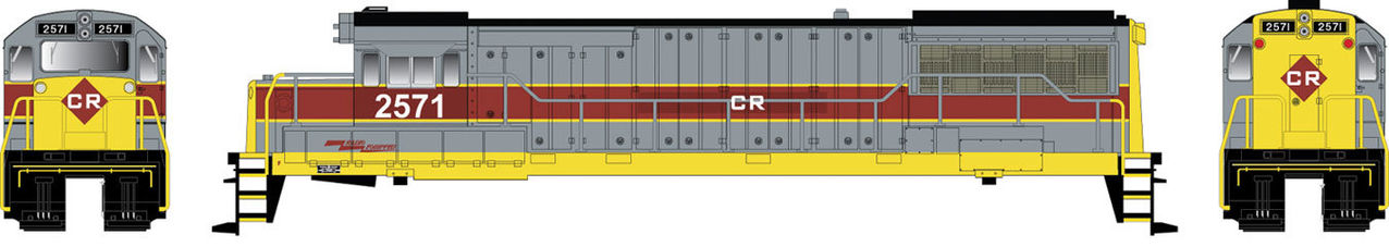 Bowser 23809 HO Erie Lackawanna GE U25B Standard DC Executive Line #2505