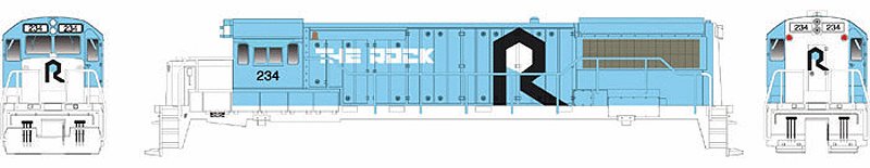 Bowser 23828 HO Rock Island GE U25B with LokSound & DCC Executive Line #233
