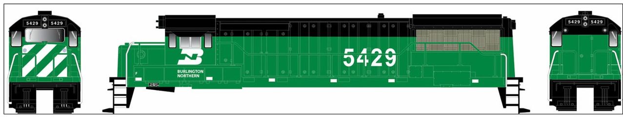 Bowser 23839 HO Nacionales de Mexico GE U25B Diesel Loco LokSound/DCC #7601