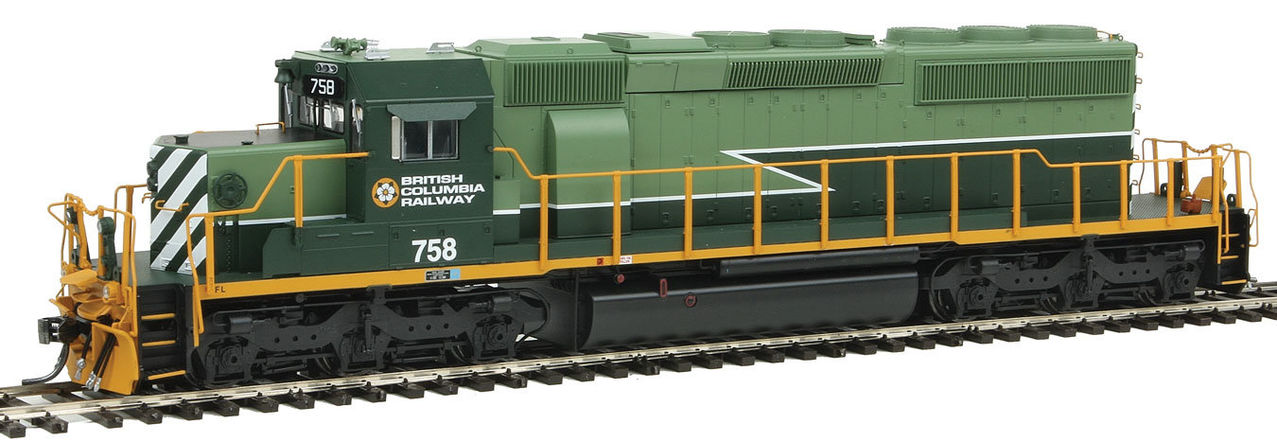 Bowser 24124 HO British Columbia Railway GMD SD40-2 Standard DC #753