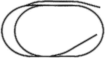 Atlas 11002 N Layout Gallery Code 80 - Loop with Passing Track