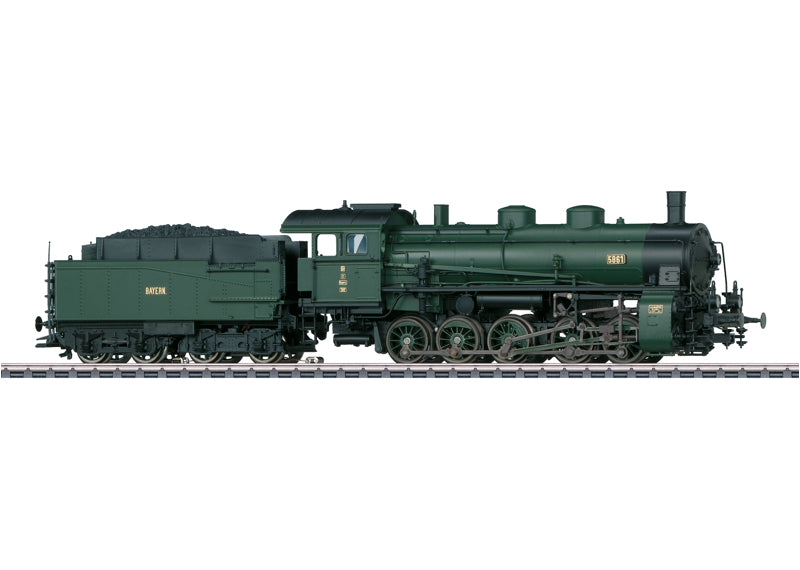 Marklin 39551 HO Digital Bavarian Class G 5/5 Freight Steam Locomotive