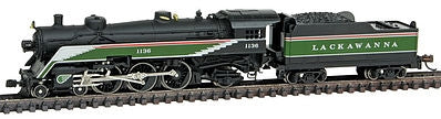 Model Power 874261 N Lackawanna Semi Stream Pacific with Tender-DCC