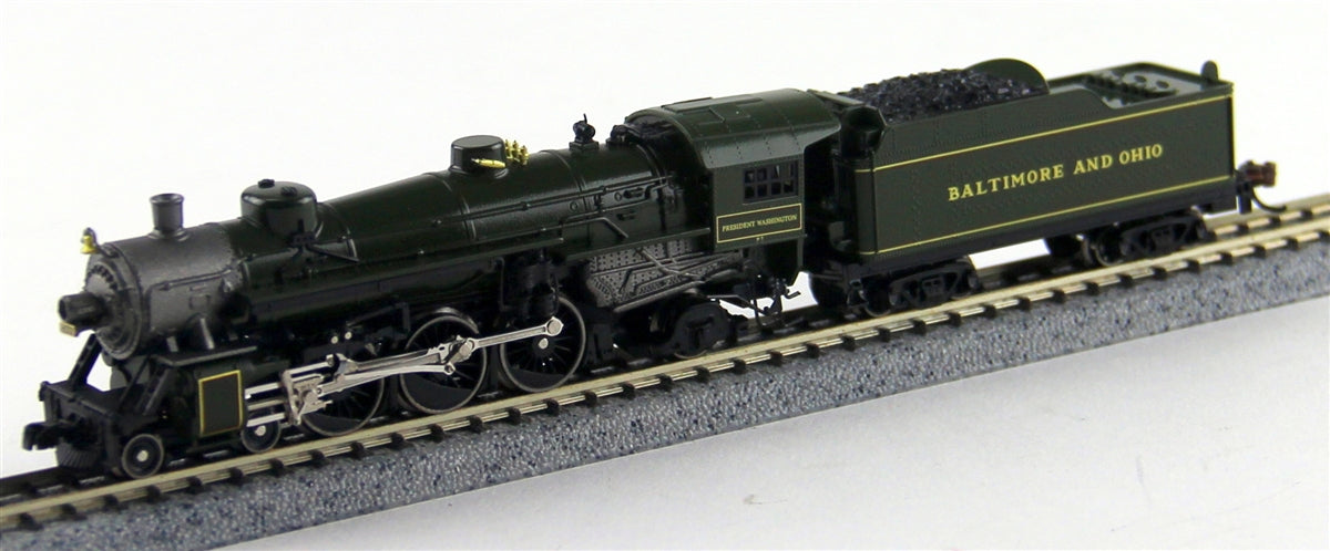 Model Power 874371 N Baltimore and Ohio 4-6-2 President Washington with Tender