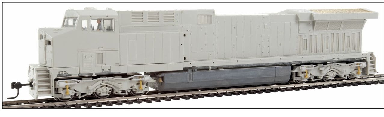 Broadway Limited 4018 HO Undecorated GE AC6000 Diesel Engine