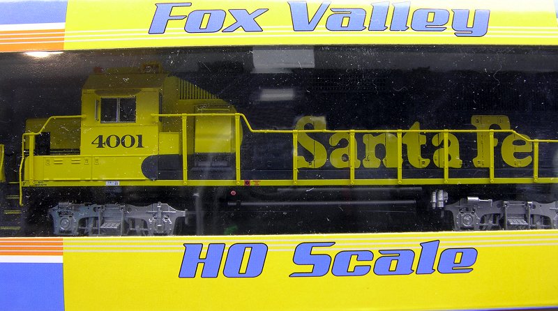 Fox Valley Models 20201-S HO Santa Fe EMD GP60 Diesel Loco ESU LokSound #4001