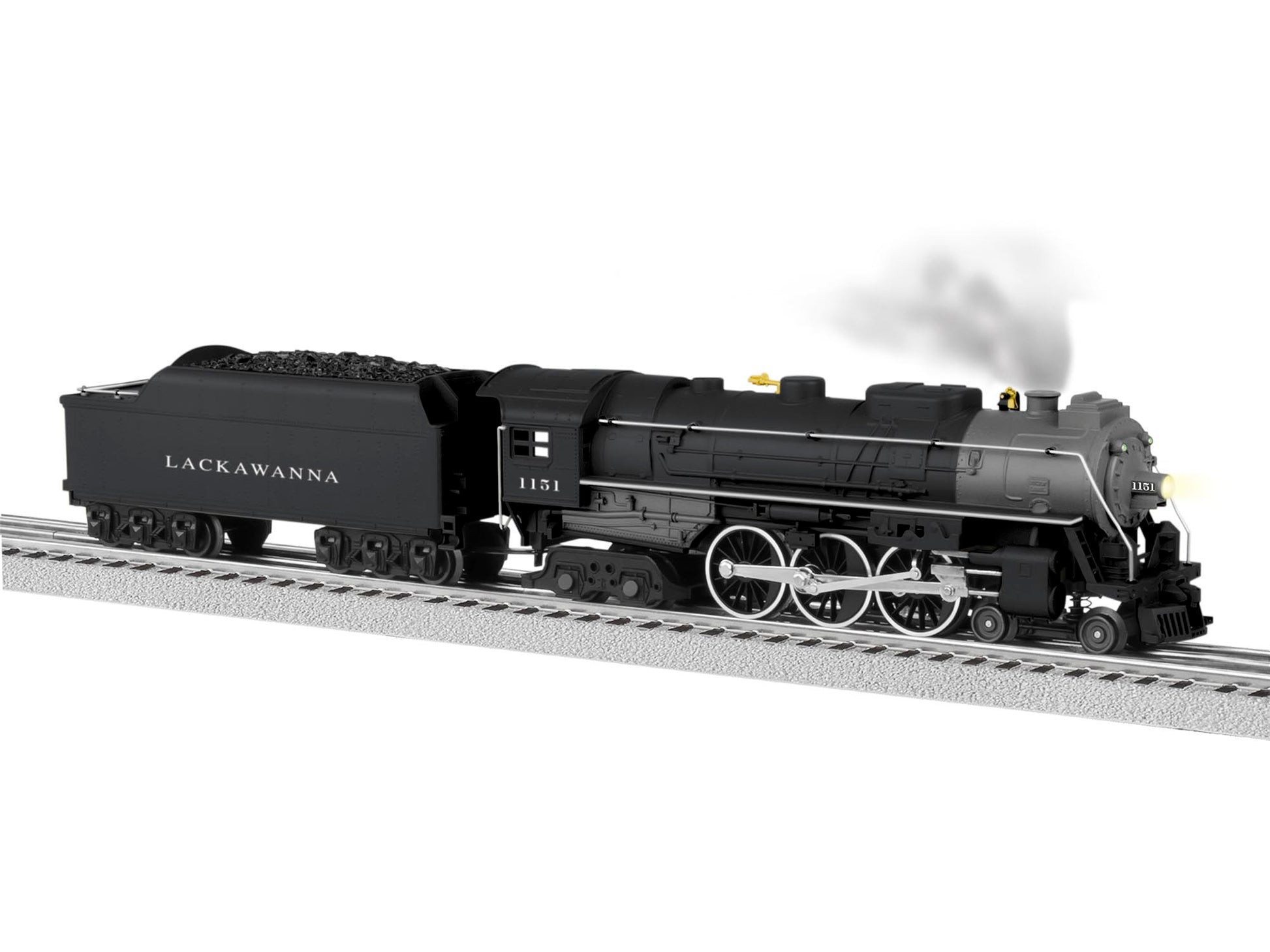 Lionel 6-82966 O Lackawanna Lionchief Plus Hudson Steam Locomotive #1151