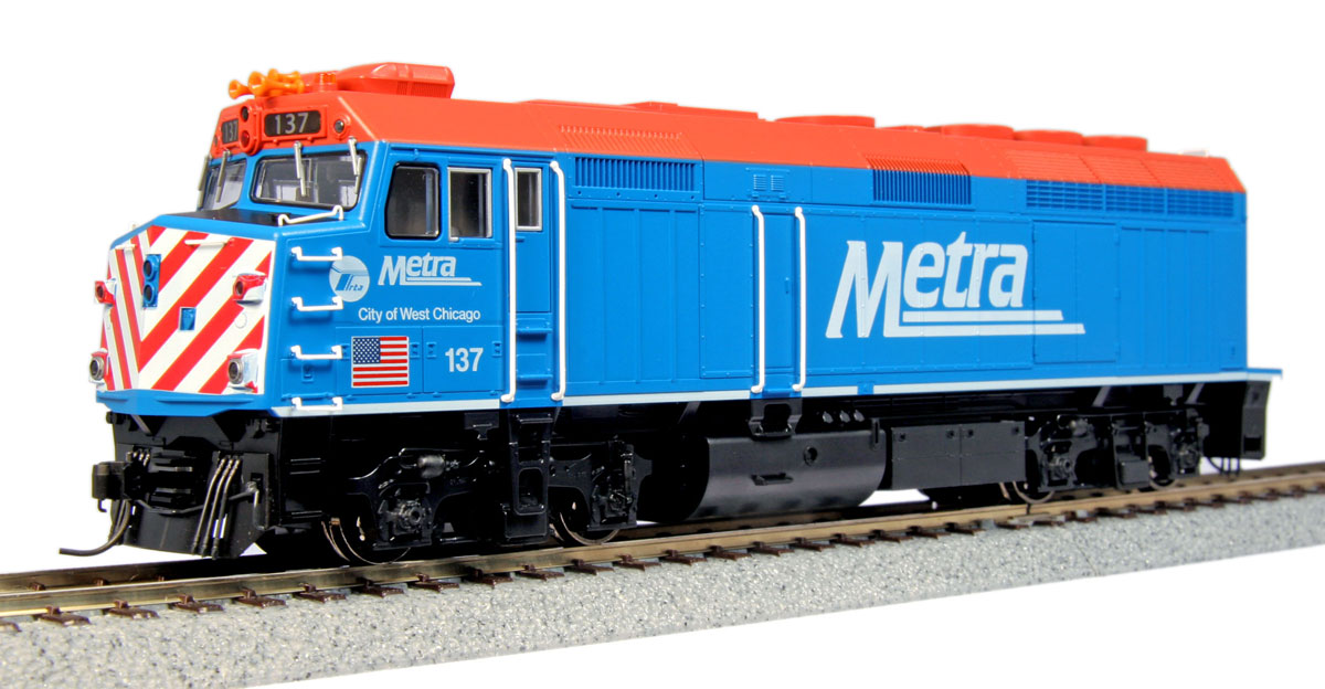 Kato 30-2004 Metra EMD F40PH HO Gauge Diesel Starter Train Set