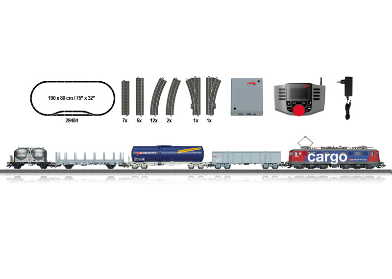 Marklin 29484 Swiss HO Gauge Digital Electric Frieght Starter Train Set