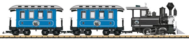 LGB 72327 Lake George & Boulder G Gauge Steam Passenger Starter Train Set