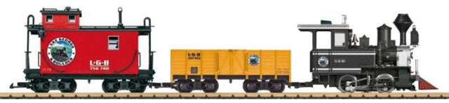 LGB 72426 Lake George & Boulder G Gauge Steam Freight Starter Train Set