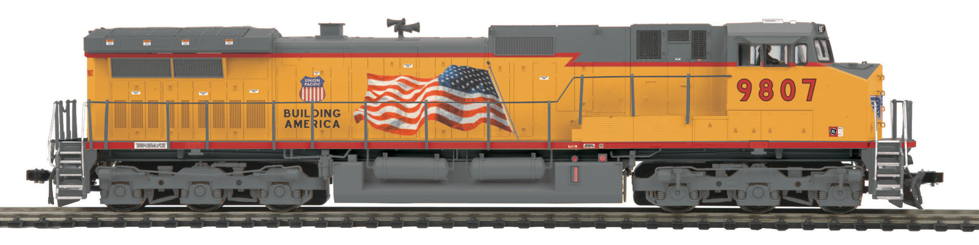 MTH 80-2308-0 HO Union Pacific Dash-9 Diesel Engine (DCC Ready) #9807