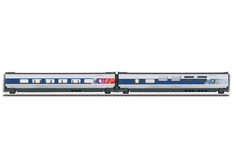 Marklin 43446 HO French State Railways Add-On Car Set 3 for the TGV POS