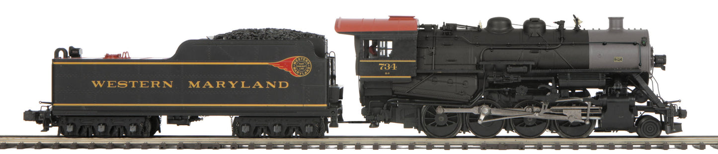 MTH 22-3562-2 Western Maryland 2-8-0 H-9 Consolidation Steam Engine #734