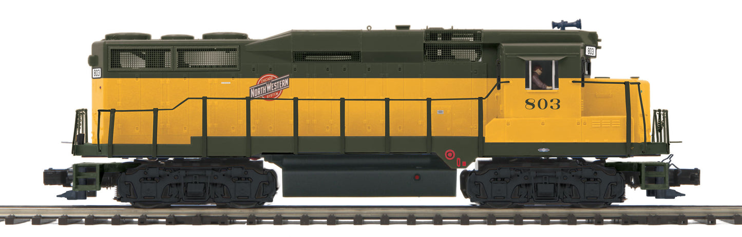 MTH 20-20492-1 Chicago & North Western GP30 3-Rail w/ P-S 3.0 #803 (Hi-Rail)