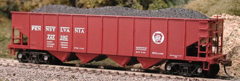 Bowser 40767 HO Pennsylvania Railroad H21a 4-Bay Hopper #137724