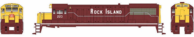 Bowser 23828 HO Rock Island GE U25B with LokSound & DCC Executive Line #233