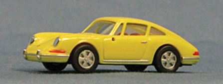 Con-Cor 004-004034 HO Automobile Porsche 911 Sportster 1966 (Yellow)