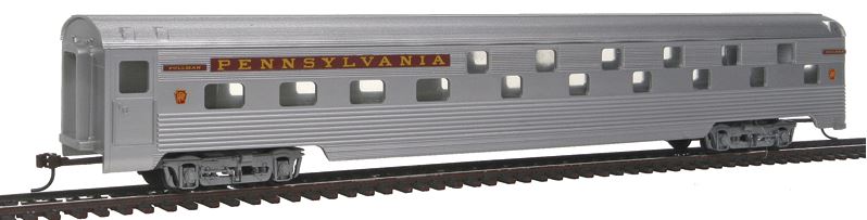 Con-Cor 001-000758 HO PRR 85' Streamline Corrugated Side Budd Slumbercoach