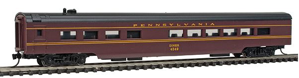 Con-Cor 40271 N Pennsylvania 85' Smooth-Side Diner Car w/Micro-Trains Couplers