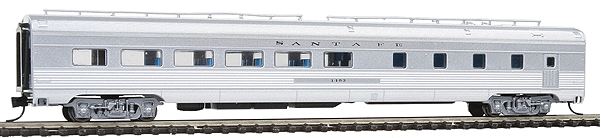 Con-Cor 41451 N Santa Fe Budd 85' Corrugated-Side Diner Car