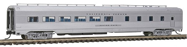 Con-Cor 41462 N California Zephyr Budd 85' Corrugated-Side Diner Car