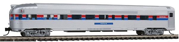 Con-Cor 41509 N Amtrak Budd 85' Corrugated-Side Round-End Observation Car
