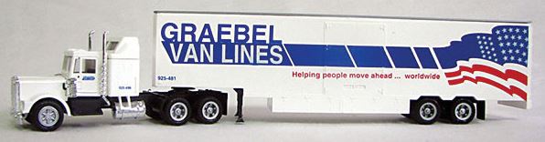 Con-Cor 0004-001098 HO Graebel Van Lines 48' Trailer