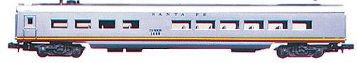 Con-Cor 11010 HO Santa Fe 72' Smooth-Side Diner Car