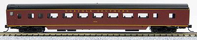 Con-Cor 40044 N NS 85' Smooth-Side Coach Car with Micro-Trains Couplers