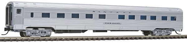 Con-Cor 41276 N Santa Fe Budd 85' Corrugated-Side 10-6 Sleeper Car