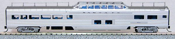Con-Cor 41526 N Santa Fe Pullman-Standard 85' Corrugated-Side Pleasure Dome Car