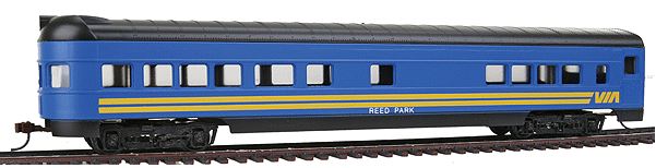 Con-Cor 972 HO VIA Rail Canada 72' Smooth-Side Observation Car