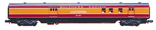 Con-Cor 922 HO Southern Pacific "Daylight" 72' Smooth-Side Railway Post Office