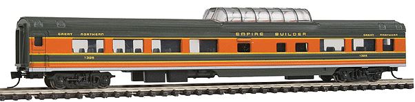 Con-Cor 40224 N Great Northern Empire Builder 85' Smooth-Side Mid-Train Dome Car