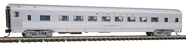 Con-Cor 41251 N Santa Fe Budd 85' Corrugated-Side Coach Car