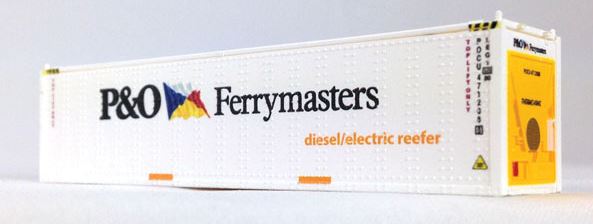 Con-Cor 0004-043105 N P&O 40' Reefer Container w/ThermoKing Ends #1 (Pack of 2)
