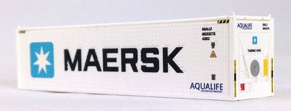 Con-Cor 0004-043107 N Maersk 40' Reefer Container w/ThermoKing Ends #1