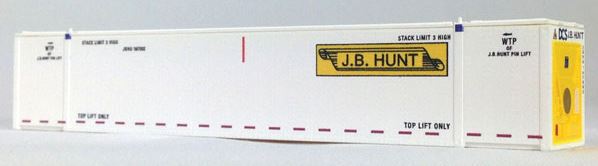 Con-Cor 0004-053202 N JB Hunt Intermodal 53' Hi-Cube Container #2 (Pack of 2)