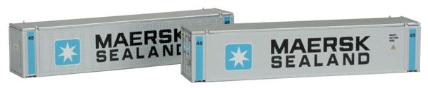 Con-Cor 444008 N Maersk 45' Intermodal Container #2 (Pack of 2)