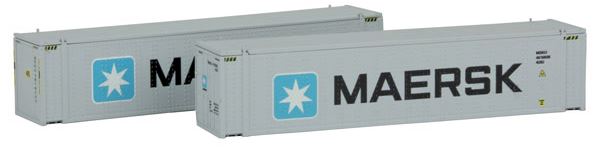Con-Cor 444002 N Maersk 45' Intermodal Container  #2 (Pack of 2)