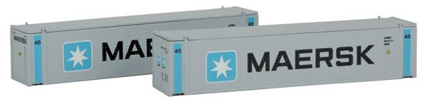 Con-Cor 444003 N Maersk 45' Intermodal Container  #1 (Pack of 2)