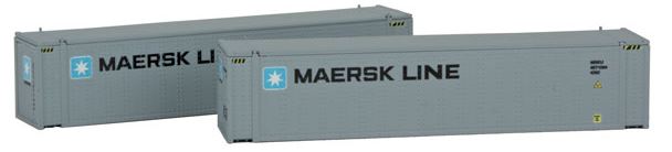 Con-Cor 444006 N Maersk 45' Intermodal Container  #2 (Pack of 2)