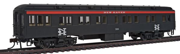 Con-Cor 95203 HO NH Heavyweight 65' Branchline Solarium-Observation Car #5004