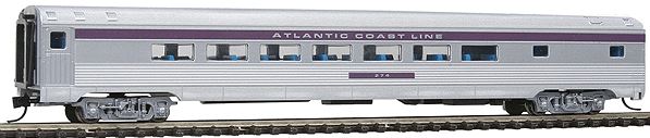 Con-Cor 41407 N Atlantic Coast Line Budd 85' Corrugated-Side Parlor Car