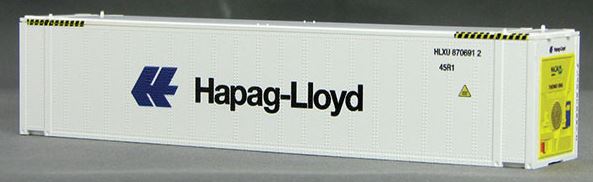 Con-Cor 0004-083651 HO Hapag Lloyd 45' Thermo King Reefer Containers #1