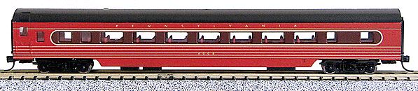 Con-Cor 40058 N Pennsylvania 85' Smooth-Side Coach Car w/Micro-Trains Couplers