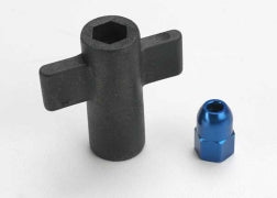 Traxxas 5526 Aluminum Antenna Crimp Nut/Antenna Nut Tool: Jato, T-Maxx 3.3